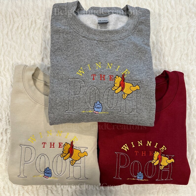 Classic Bear Embroidered Sweatshirt 