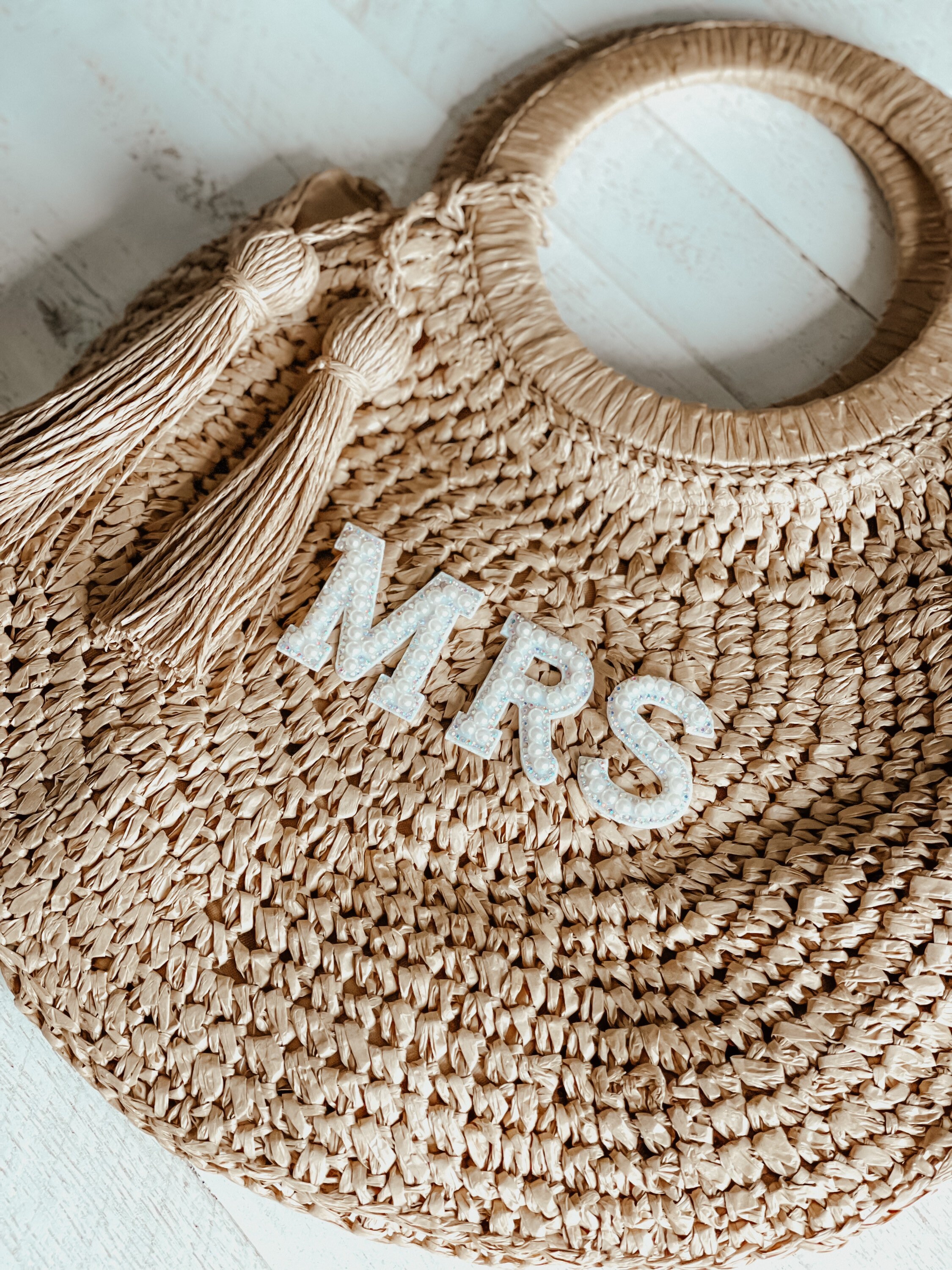 Bride/mrs Straw Bag Perfect for the New Bride on Her 