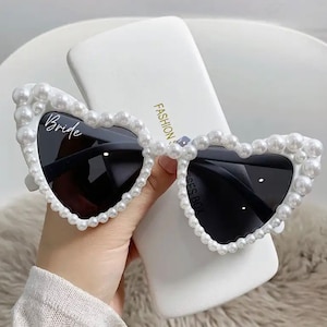 Pearl bride & babe sunglasses | bridal gifts | bridal party gifts