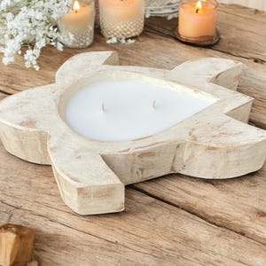 Sea Turtle Dough Bowl Candle | Housewarming Gift | Birthday Gift | Candles | Home Decor | Beach Decor