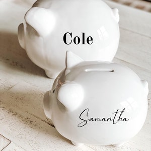 Personalized piggy banks for kids | Christmas gifts | holiday gifts | birthday gifts