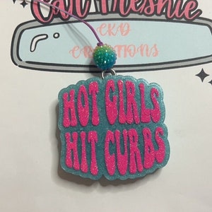 Customizable Hot girls hit curbs freshie. Hot girls hit curbs. Car freshener