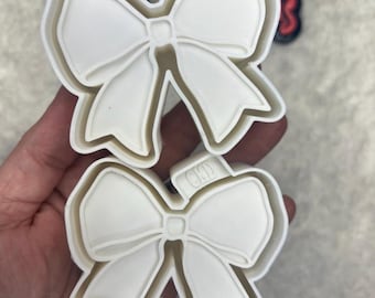 Bow vent clip freshie mold. Cheer bow vents mold. Silicone freshie mold! Freshie mold