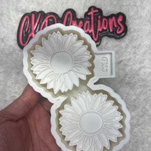 Sunflower vent style mold. Sunflower freshie mold. Silicone vent freshie mold! Freshie mold