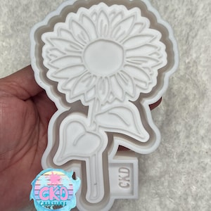 Sunflower freshie mold.  Sunflower mold. Flower freshie mold! Freshie mold