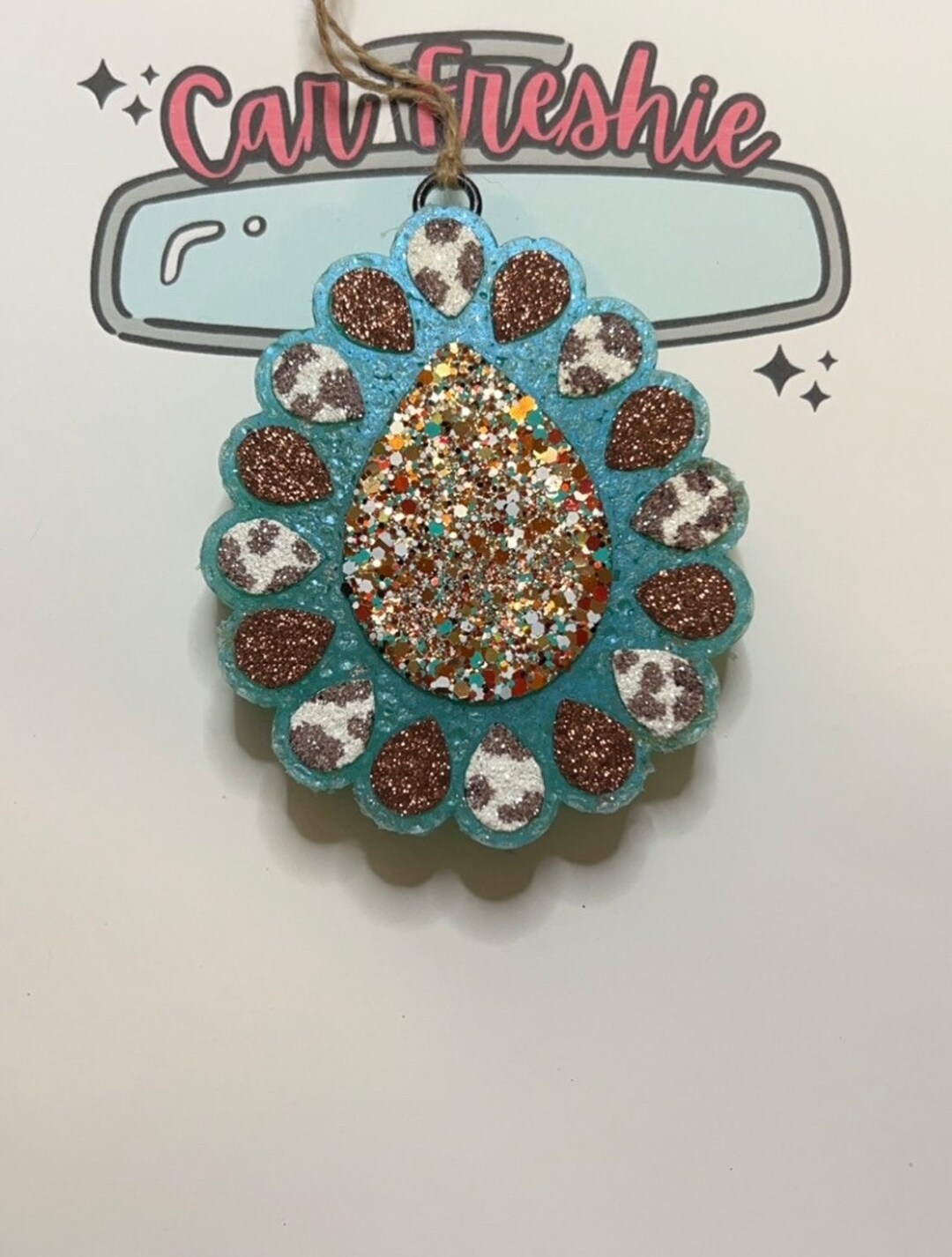 Customizable Squash Blossom Freshie. Squash Blossom Freshie. Car Air