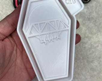 Coffin freshie mold.  Vampire freshie mold! Halloween Freshie mold