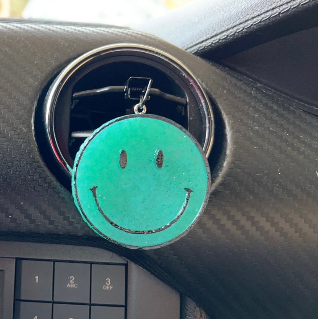 Smiley Face Vent Clip Freshies Etsy