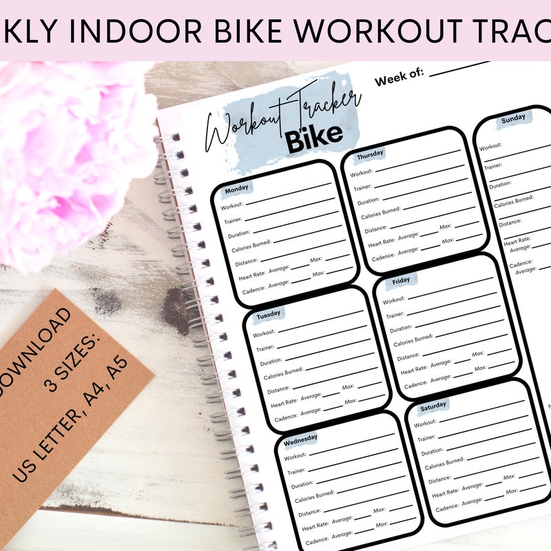 Bike Riding Paper Log Bike Journal Log - Etsy