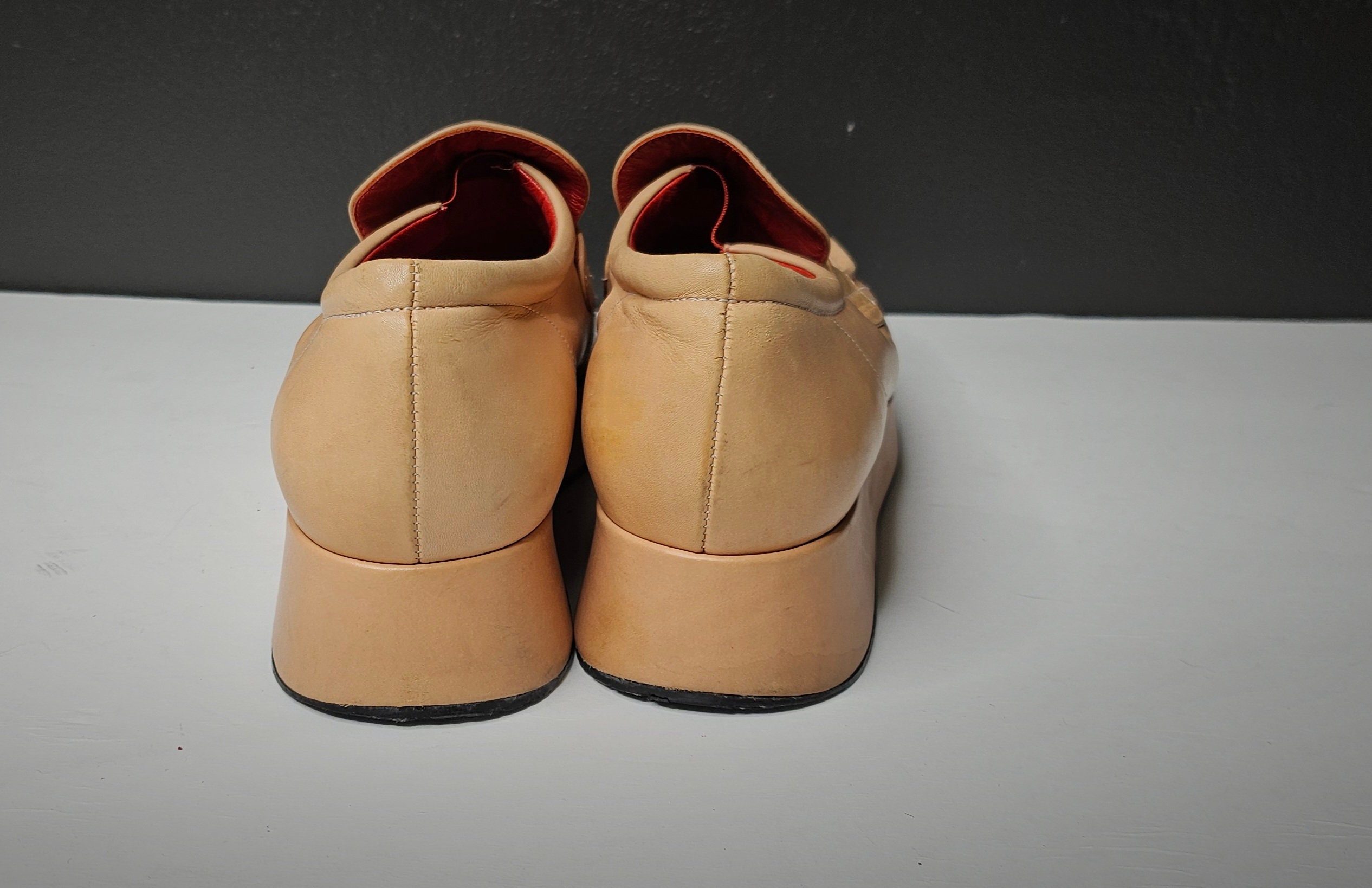 Escarpins Stéphane Kelian En Cuir Noir Et Beige - Pointure 39.5 (7 US), Talons Hauts, Fabriqués En France, Occasion