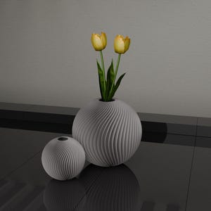 Modern Minimalist Indoor Plant Pot - 3D Printable for Home Decor & Succulents, Home Decor, 3D Printable Flower Pot, STL Files