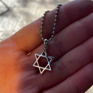Authentic Israeli Craftsmanship: Star of David Necklace, a Symbol of 