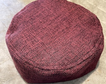 Kipá cuadrada hecha a mano / Kipá rústica de Israel / Disponible en Etsy