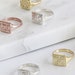 Square Monogram Ring-personalized Signet Ring-personalized Jewelry ...