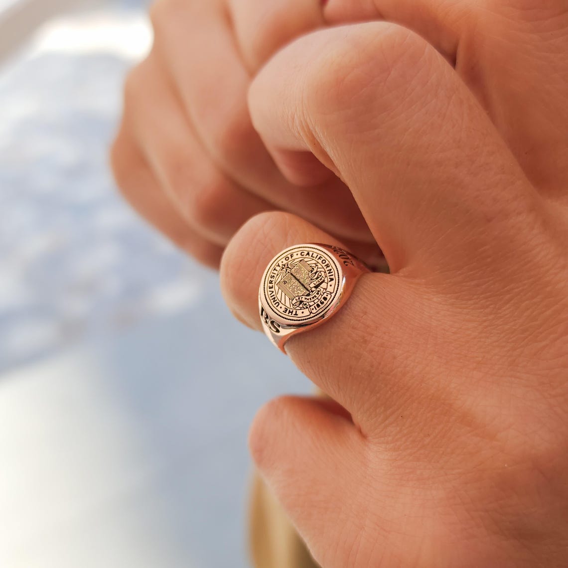 Custom College Ring-college Class Ring-high School Graduation Rings ...