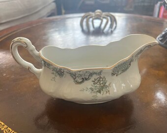 Antique Ridgeways Valois England Royal Semi Porcelain Gravy Dish