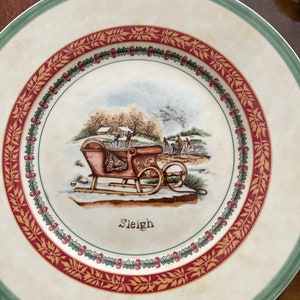 Vintage Fabulous Villeroy & Boch Festive Memories 8 Dessert Plates image 7