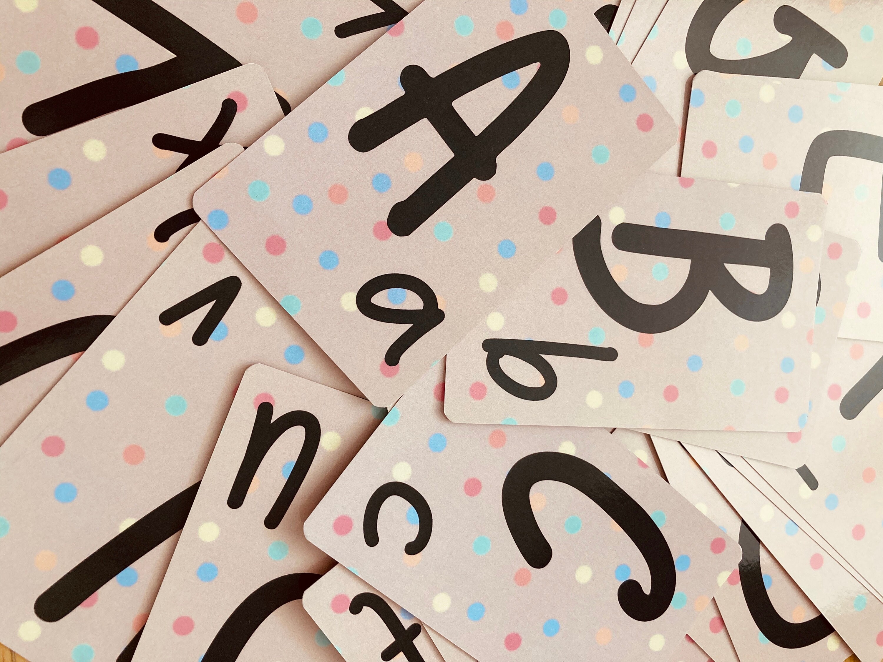 Children's Alphabet Flashcards ABC Cards Etsy