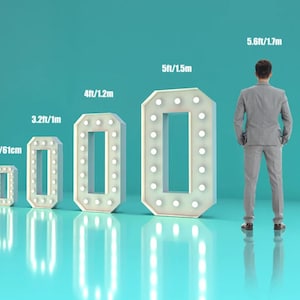 LED Marquee Letters,custom Illuminated Marquee Sign,light up Big Number ...
