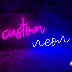 Customized Neon Signs,Wedding Neon Custom Made,Personalized Name Neon Signs,Made to Order, customizable neon sign,House Decoration, LED Sign