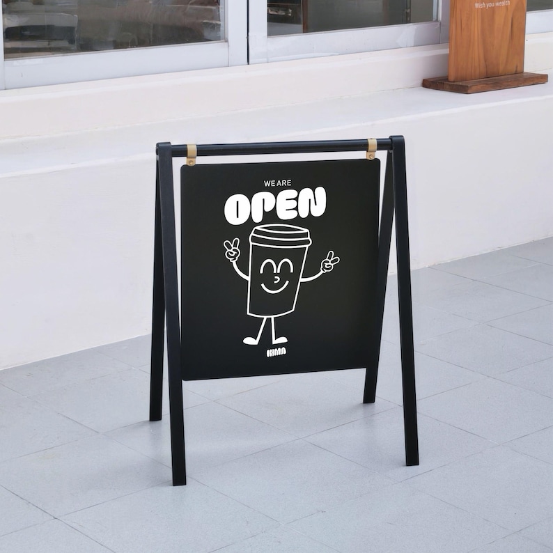 Custom A-frame Sign, Heavy-duty Aluminum Outdoor Advertising Board ...