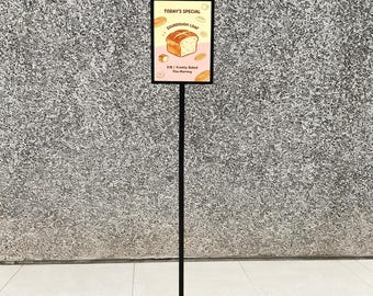 Instant Update – Zero Waiting – A4 Insert Sidewalk Arrow Sign – Durable Metal A-Frame for Shops & Events
