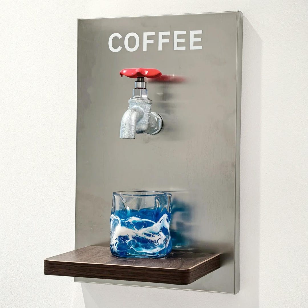 Custom Water Flow Message Board | Faucet Pouring Text Sign | Coffee ...
