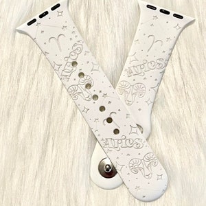 DIGITAL DOWNLOAD Widder Astrologie Sternzeichen, Horoskop Uhrband Datei, svg, Uhr Band Design, Laser graviert, Laser ready Datei, Glowforge Ready
