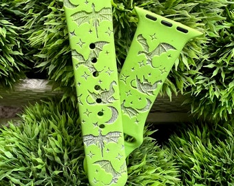 DIGITAL DOWNLOAD Dragon, Fantasy Watchband File, svg, watch Band Design, Laser Engraved, Laser Ready File, Glowforge Ready
