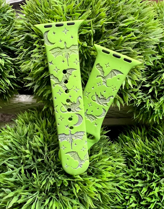 DIGITAL DOWNLOAD Dragon, Fantasy Watchband File, svg, watch Band Design, Laser Engraved, Laser Ready File, Glowforge Ready