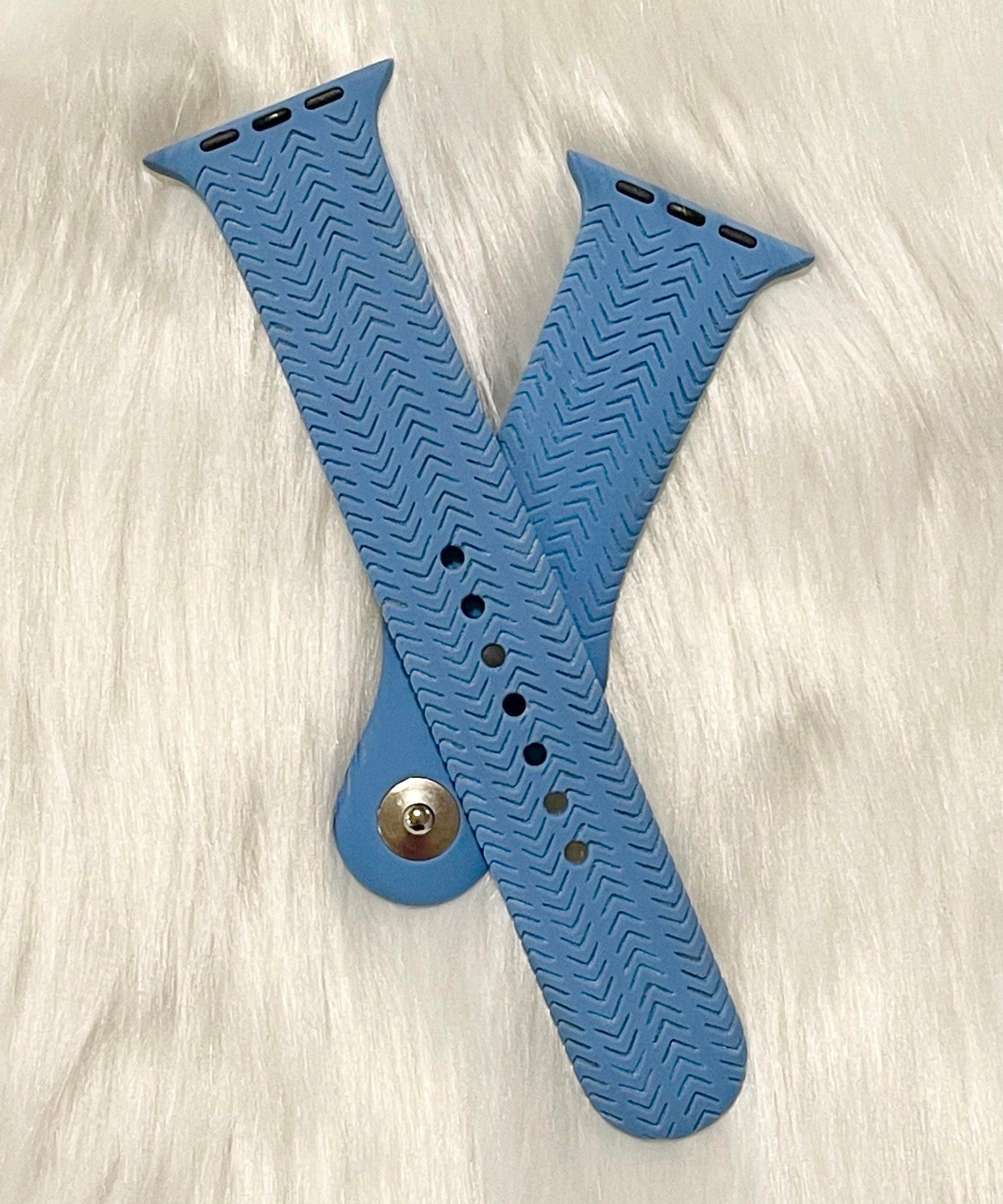 Blue Arrow Stretchy Loop Band for Apple Watch Arae Stretchy Nylon Apple Watch Band Compatible with Apple  main image 3