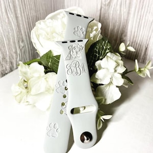 DIGITAL DOWNLOAD Lab, Hunde, Pfoten Druck Watchband File, svg, Watch Band Design, Laser Engraved, Laser Ready Datei, Glowforge Ready