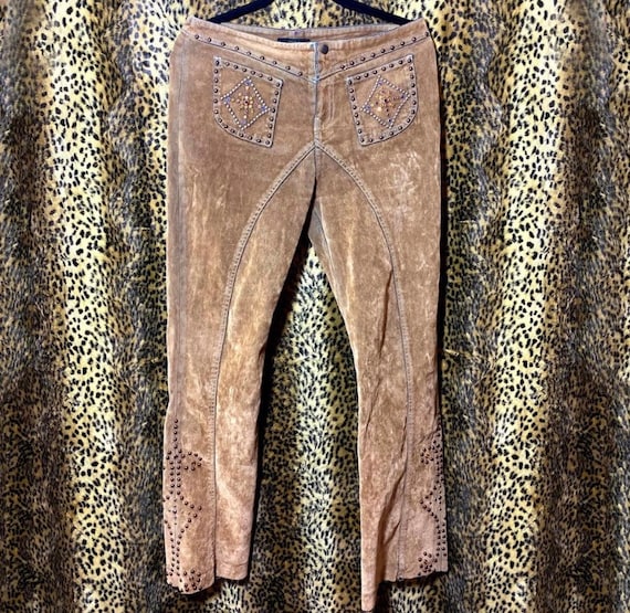 Rhinestone pants best sale