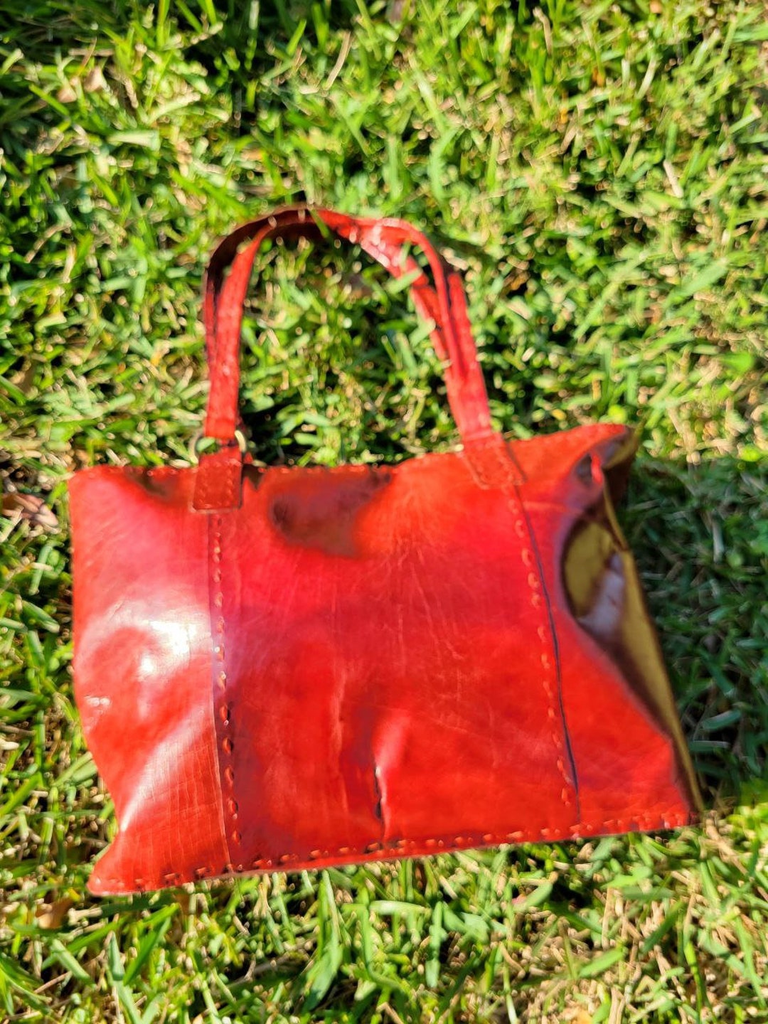 Red Horse Leather Purse for Women Etsy