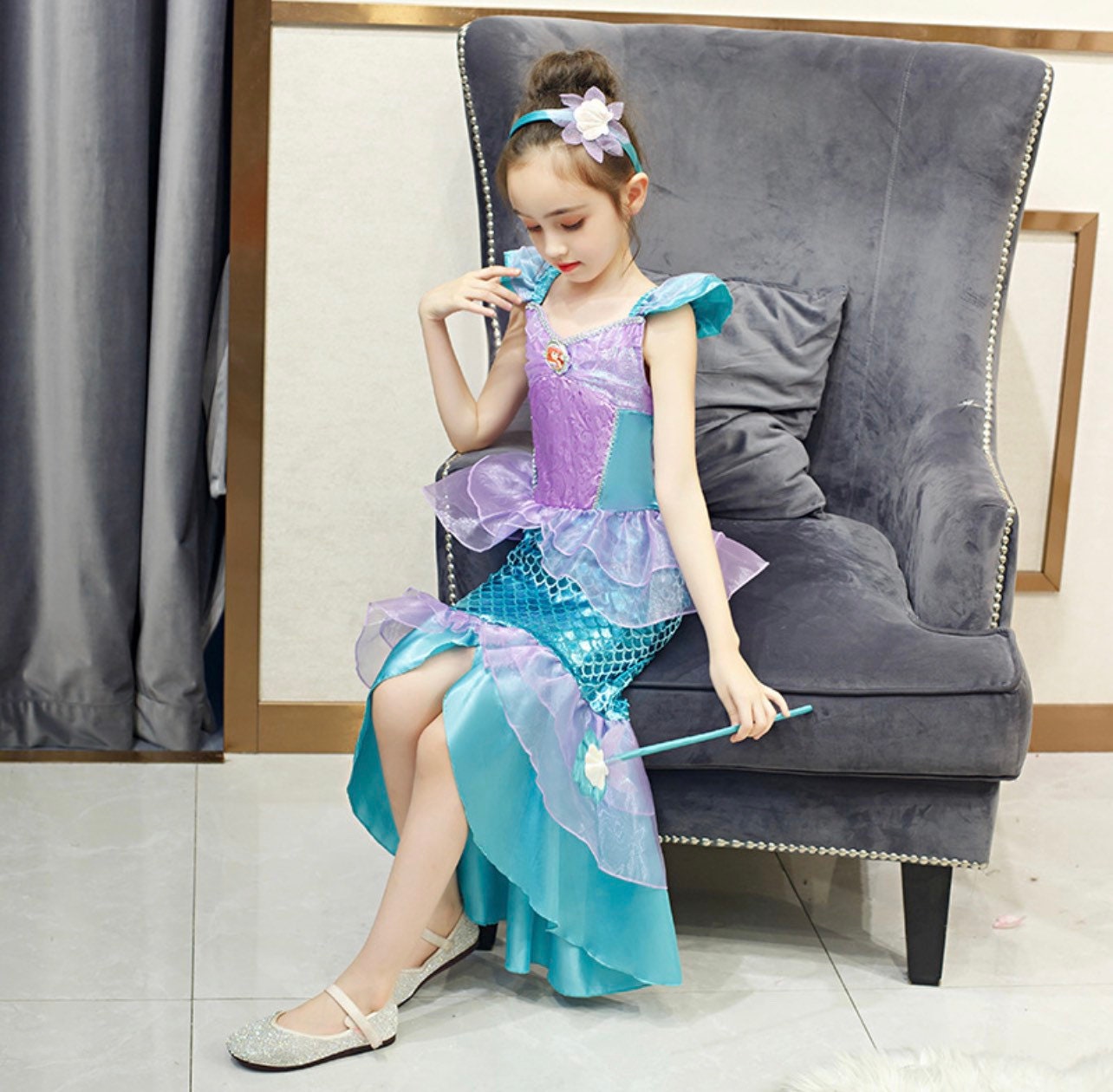 Mermaid clearance dress 4t