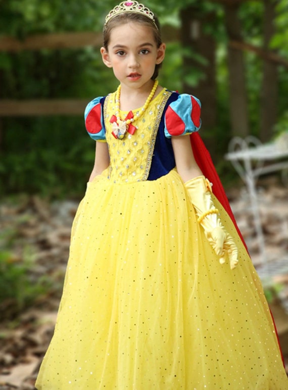 Disney 100 ans - deguisement multi princesse taille 7-8 ans, fetes et  anniversaires