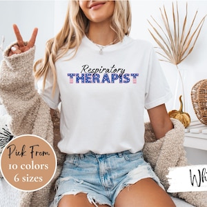 Respiratory Therapist 4th of July Shirt, Custom Respiratory Therapist Shirt, RT Shirt, Lung Therapist Shirt, Respiratory Nurse Shirt, RT Tee