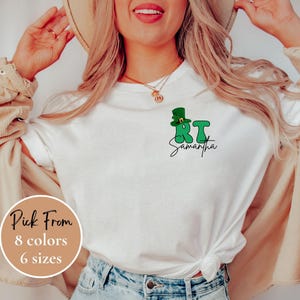 Respiratory Therapist St Patricks Shirt, Custom Respiratory Therapist Shirt, RT Shirt, Lung Therapist Shirt, Respiratory Nurse Gift, RT Gift