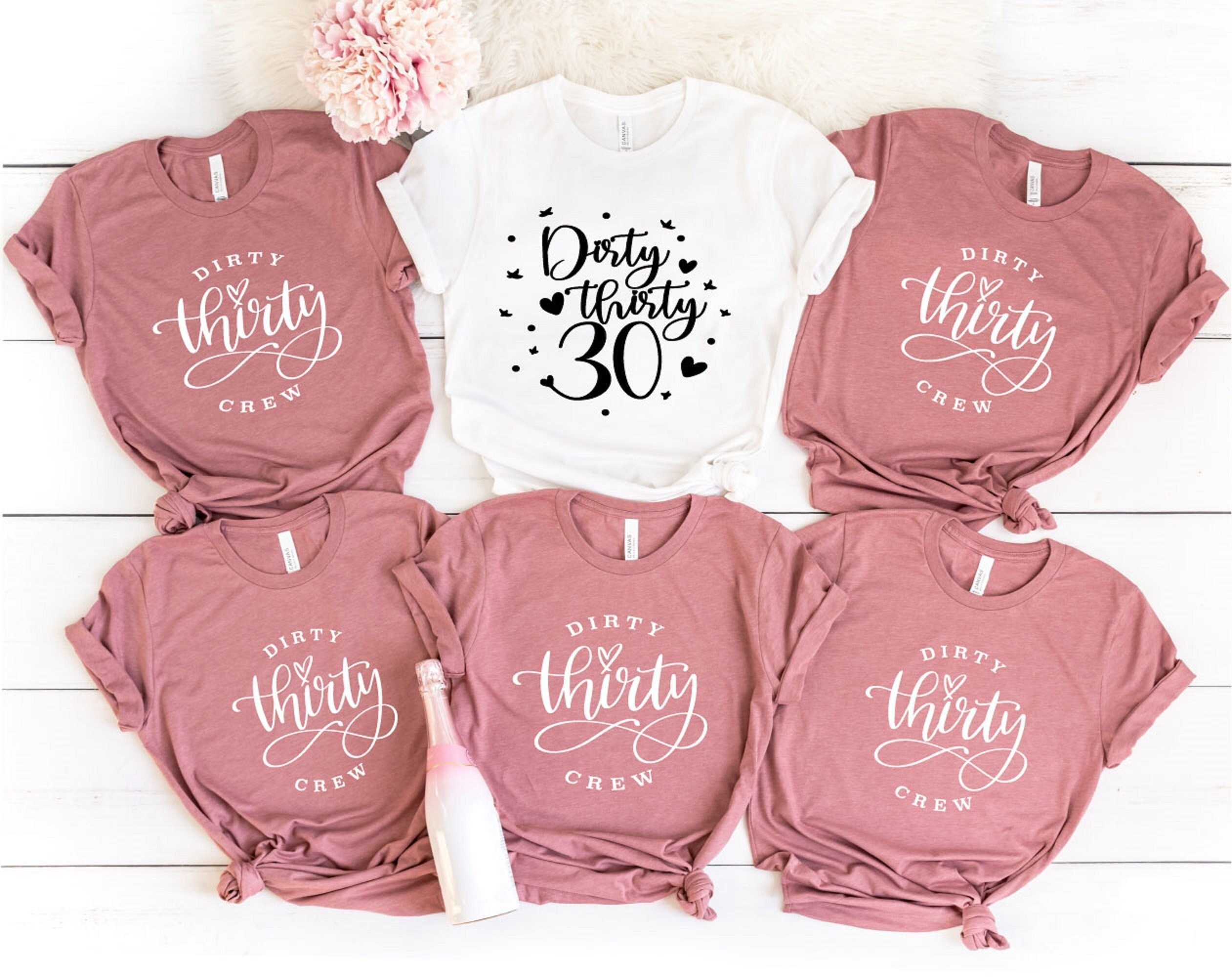 Dirty Thirty Shirts 30th Birthday Shirt 