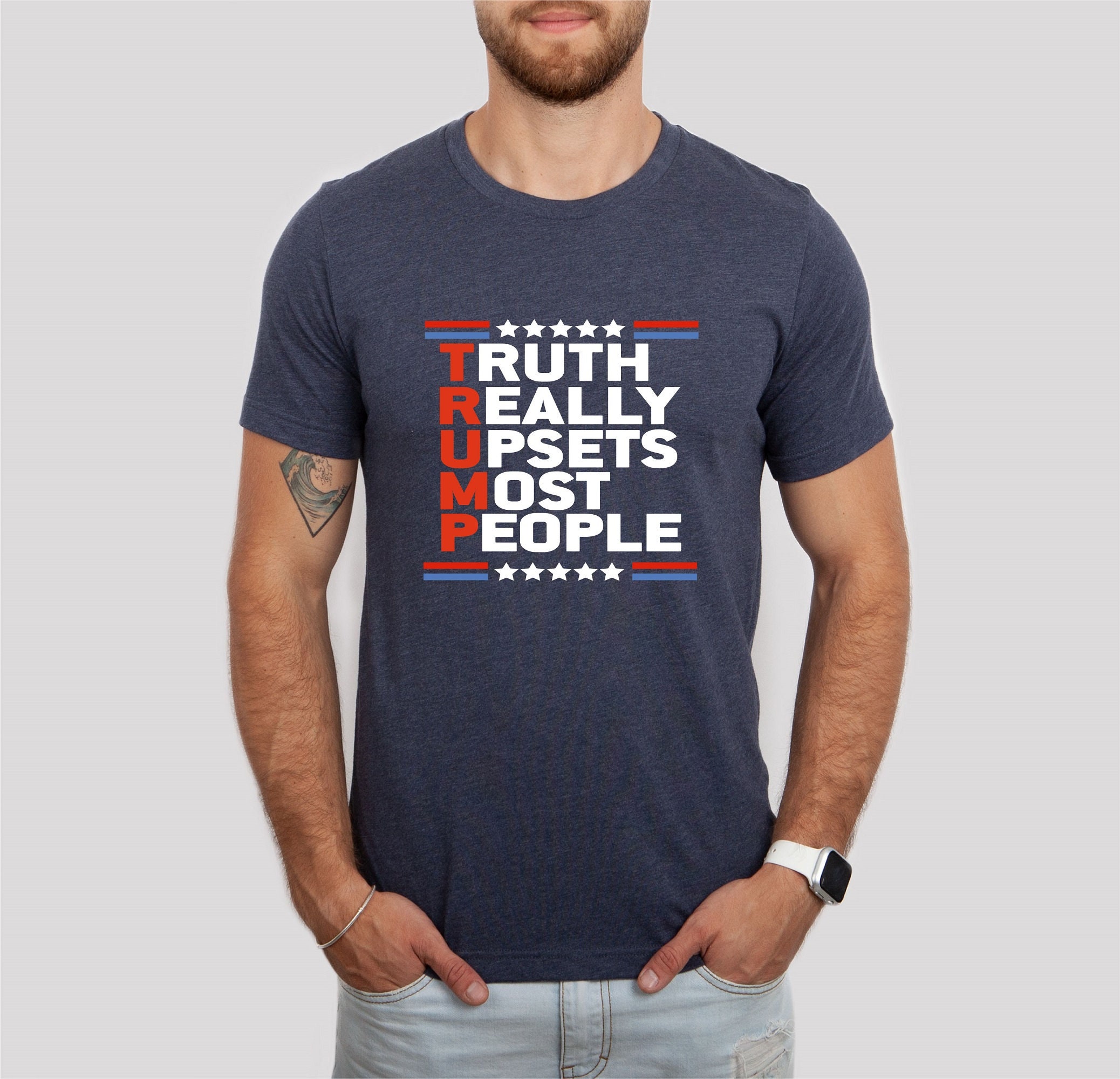 Truth Really Upsets Most People Trump Shirt Republican - Etsy
