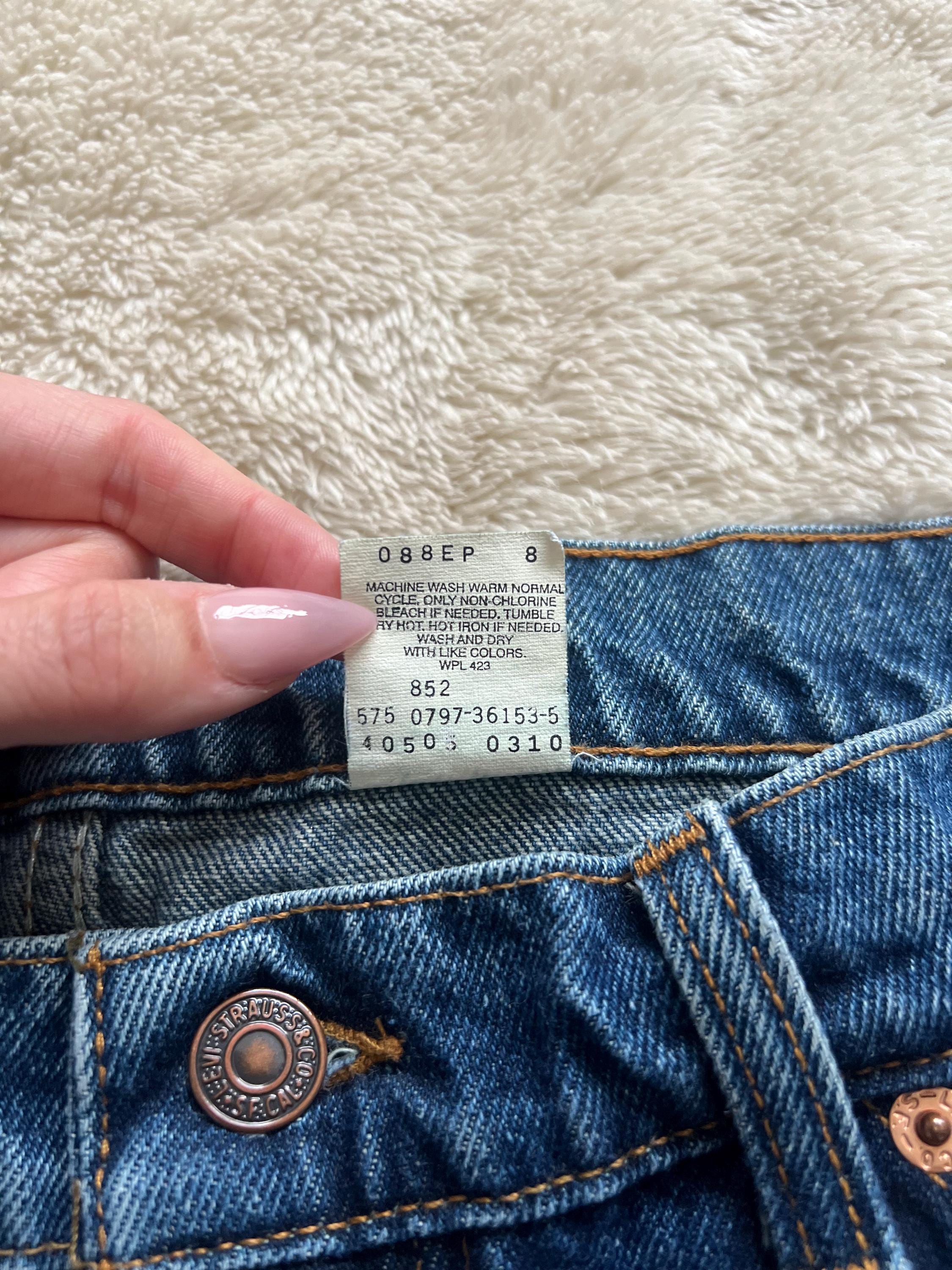 Vintage Orange Tab Levi's 505 Jeans - Etsy