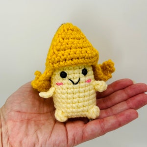 Kawaii Banana Plush with Removable Peel: Handmade Banana Buddy