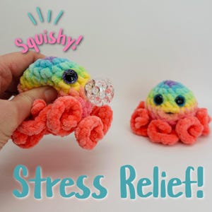 Octopus Stress Ball: Handmade Sensory Toy for Anxiety Relief