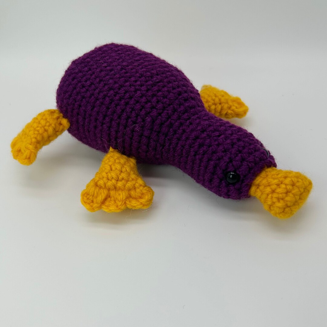 Purple Platypus Plush - Etsy