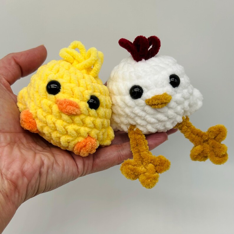 Backpack Buddy Plushie Keychain Optional Rooster Chicken Baby Chick