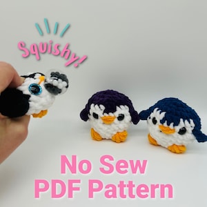 No Sew Penguin Stress Ball Crochet Pattern Animal Stress Ball Pattern Easy Crochet Market Prep
