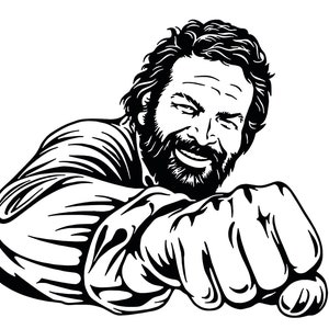 Bud Spencer - Mücke (Vektorgrafik)