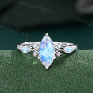 Marquise Moonstone Etsy Singapore