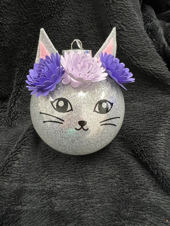 Personalized Cat Christmas Ornament
