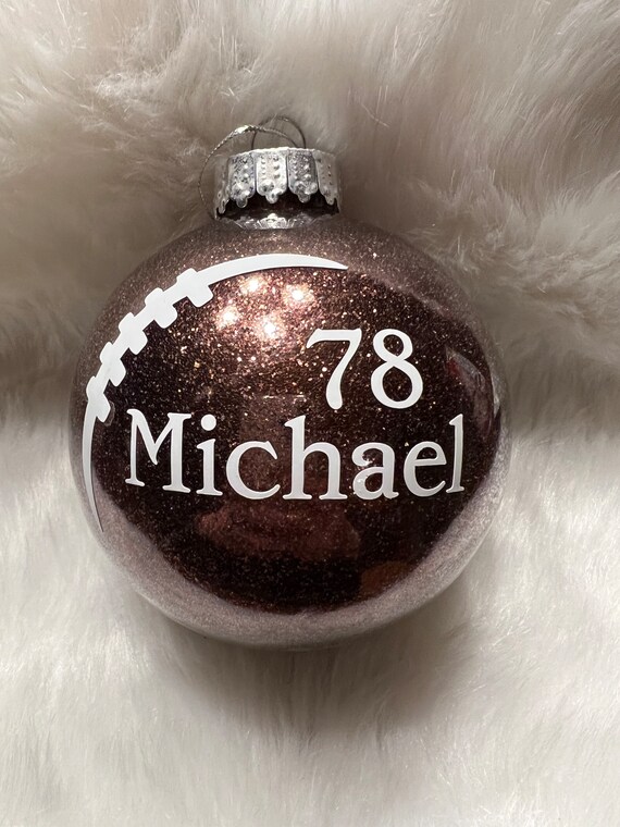 Personalized Football Ornament